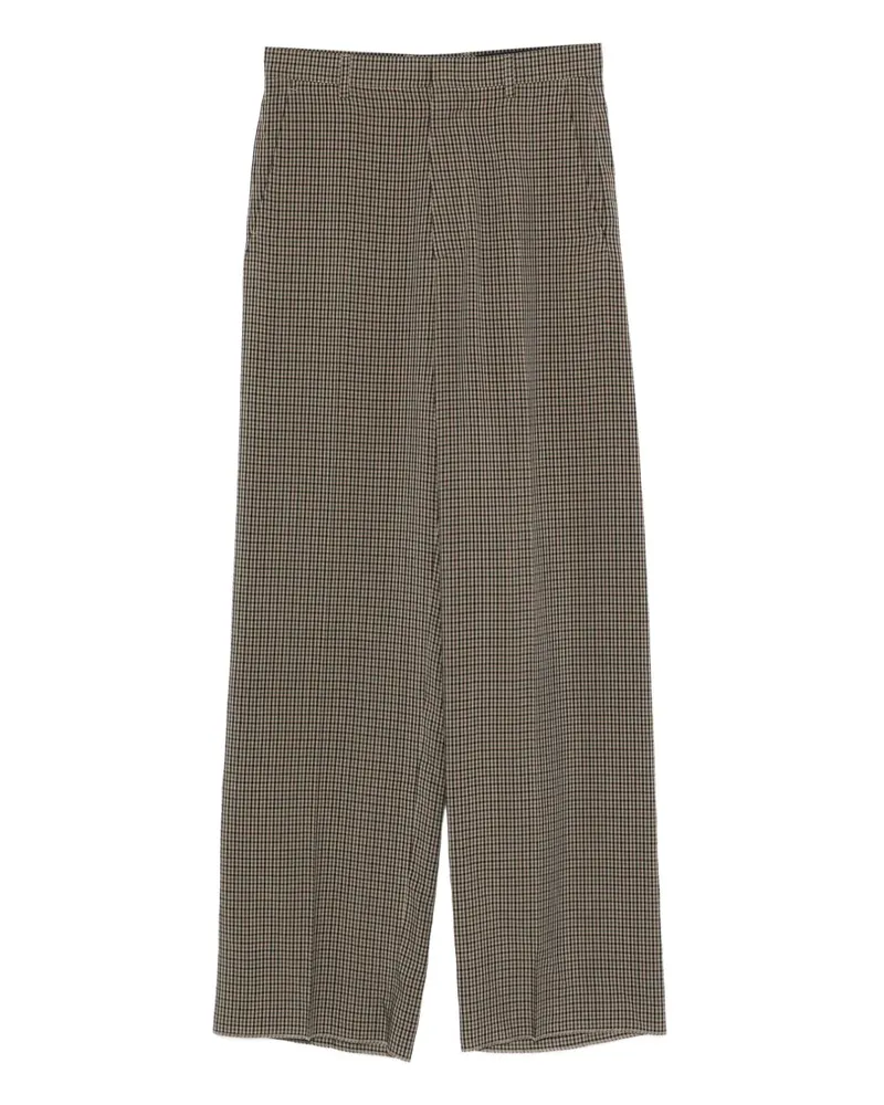Balenciaga checked trousers - Braun Braun