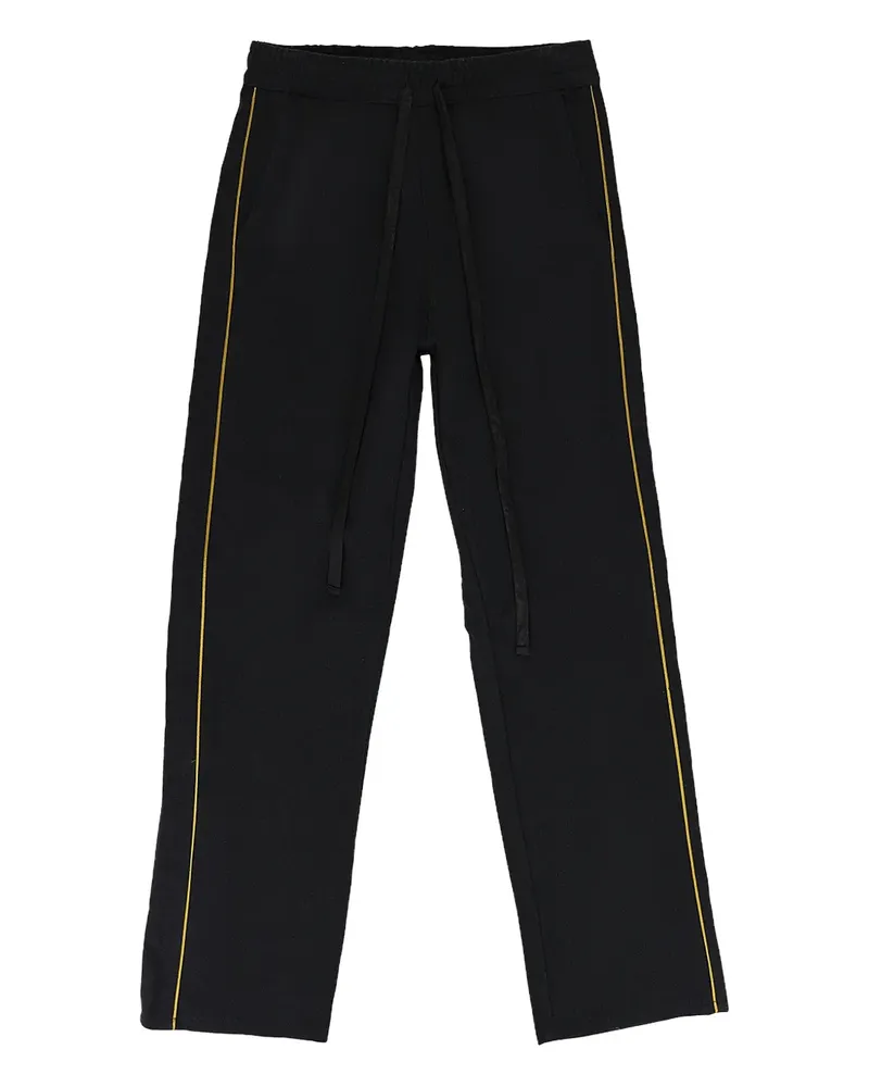 RHUDE Jogginghose mit Streifen - Schwarz Schwarz