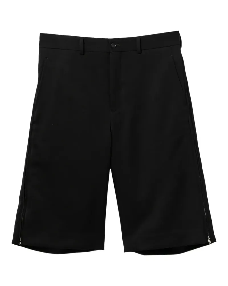 Comme des Garçons side zip fastening shorts - Schwarz Schwarz