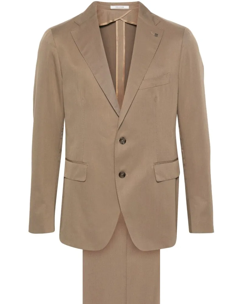 Tagliatore Twill-Hemd aus Baumwollgemisch - Nude Nude