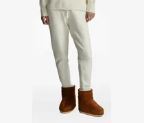 Jogginghose mit gerippten Bündchen - Weiß