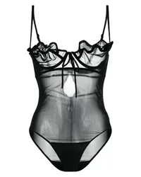 Y/PROJECT Semi-transparenter Body Schwarz