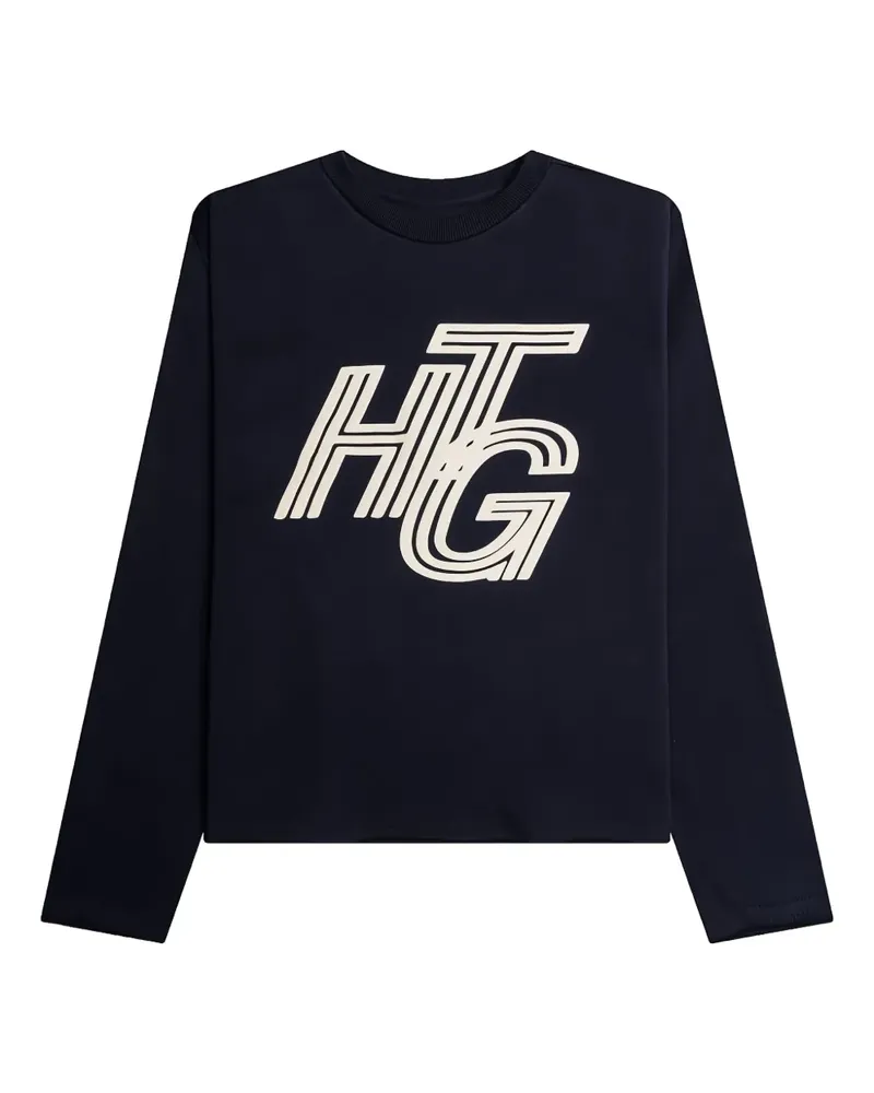 Honor The Gift Sweatshirt mit Logo-Print - Blau Blau
