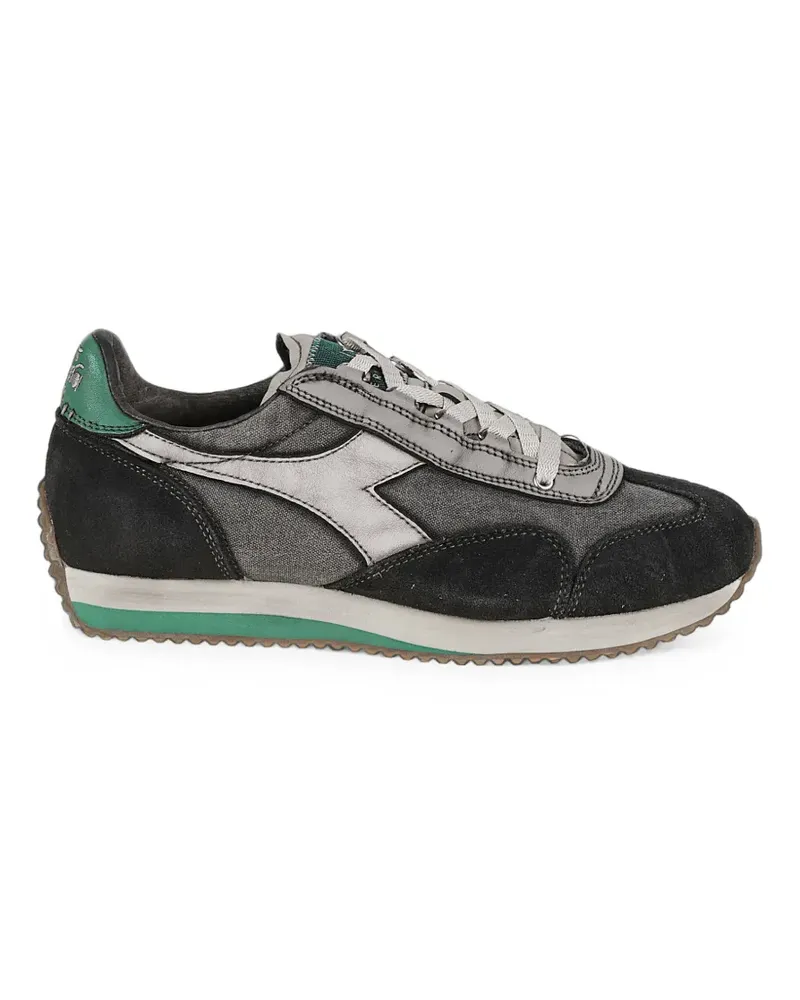 Diadora Equipe Dirty Sw Evo distressed-effect panelled sneakers - Grau Grau