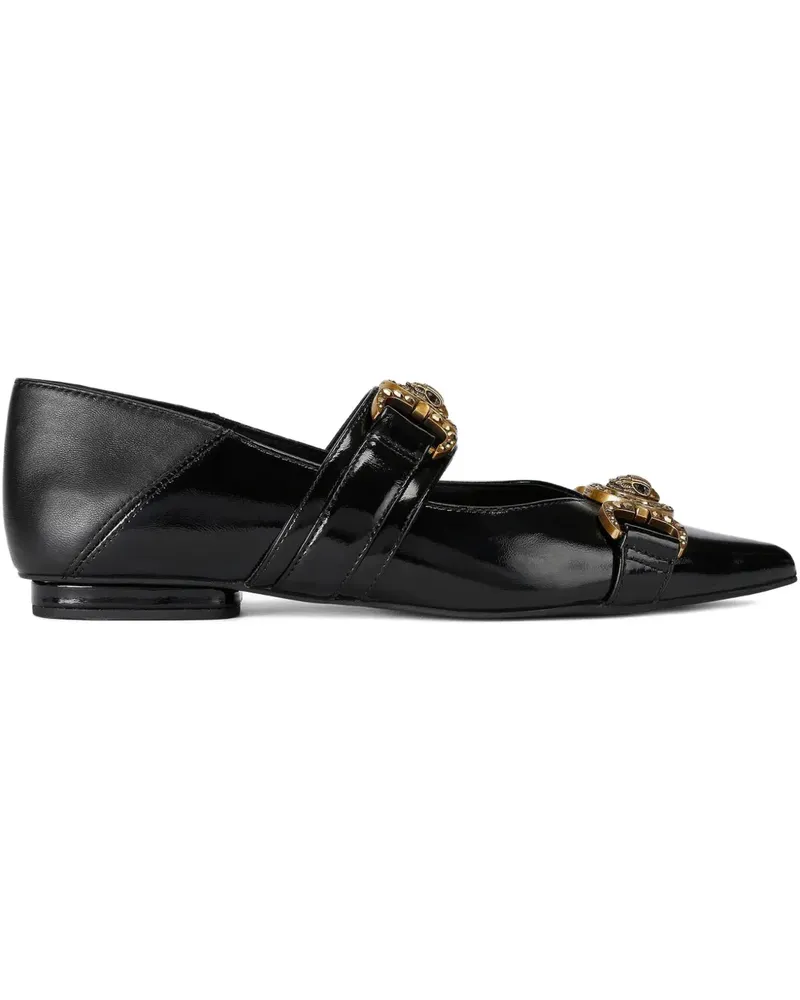 Kurt Geiger Spitze Mansion Ballerinas - Schwarz Schwarz