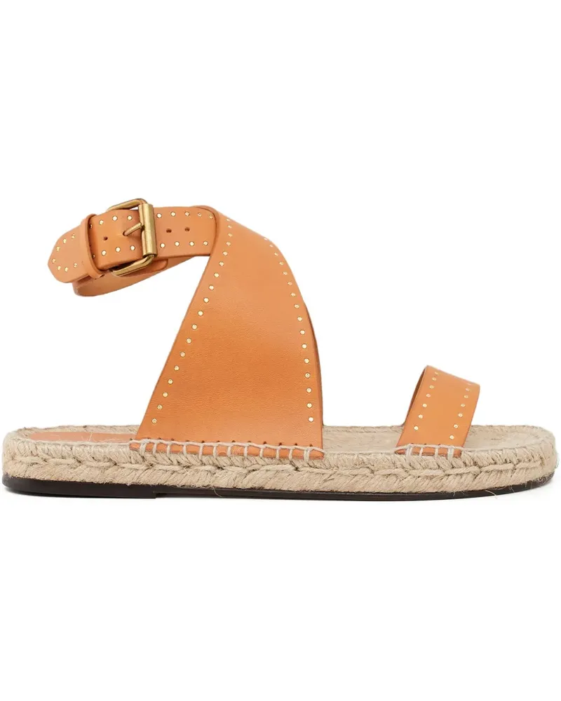 Isabel Marant Illya leather espadrilles - Braun Braun