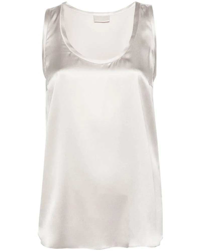 Brunello Cucinelli Top in Satinoptik - Nude Nude