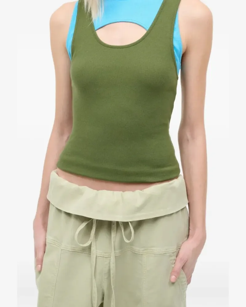 STAUD layered tank top - Grün Grün