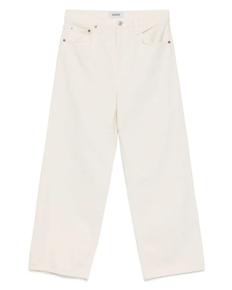 AGOLDE Low Lung Baggy-Jeans - Nude Nude