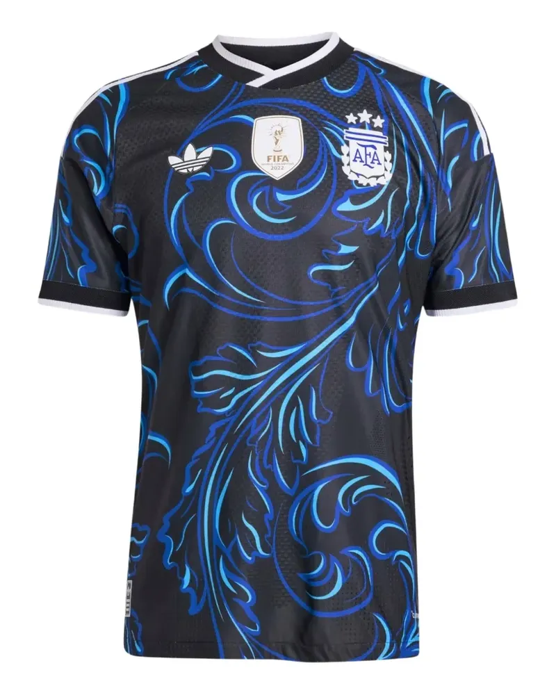 adidas Argentina 26 Away Authentic graphic-print T-shirt - Schwarz Schwarz