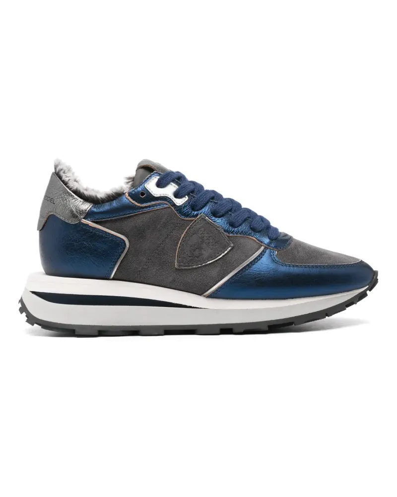 Philippe Model Tropez Haute Sneakers - Blau Blau