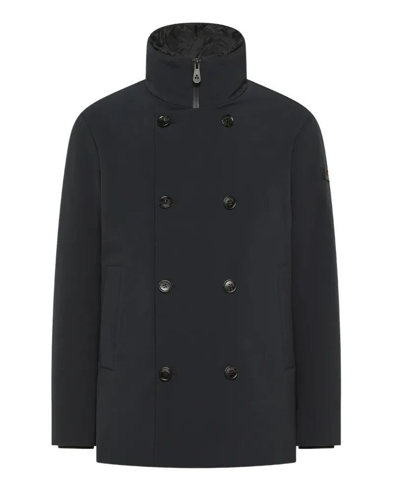 Peuterey double-breasted down-feather coat - Blau Blau