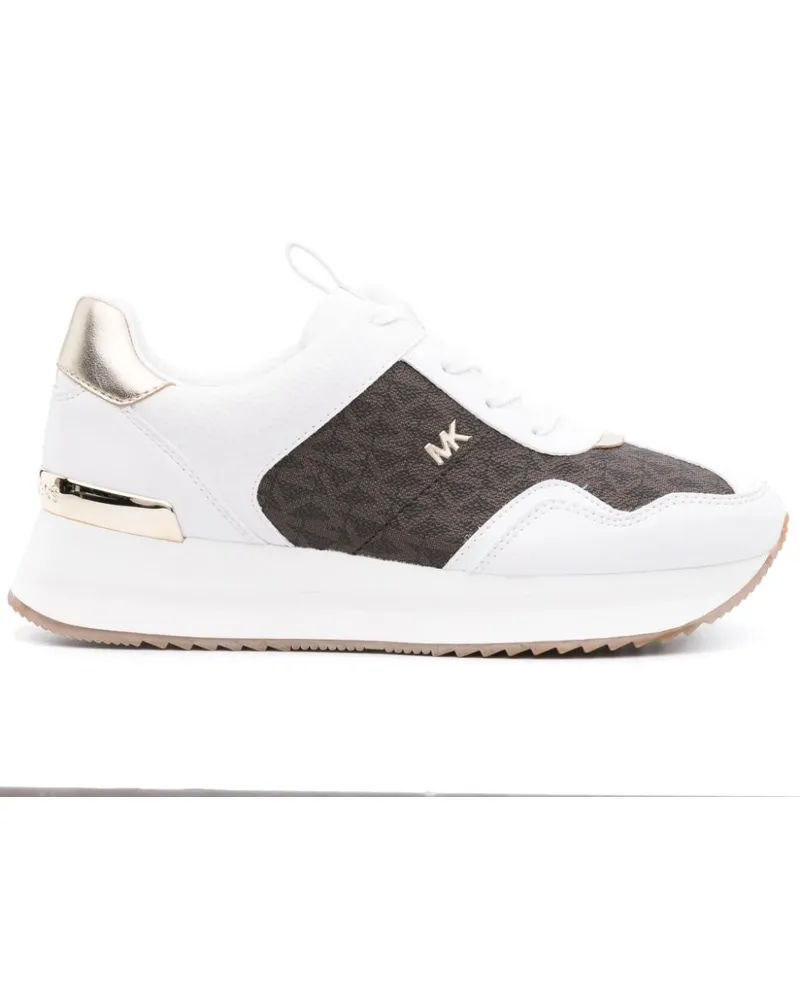 Michael Kors Raina Sneakers mit Kontrasteinsätzen - Weiß Weiß