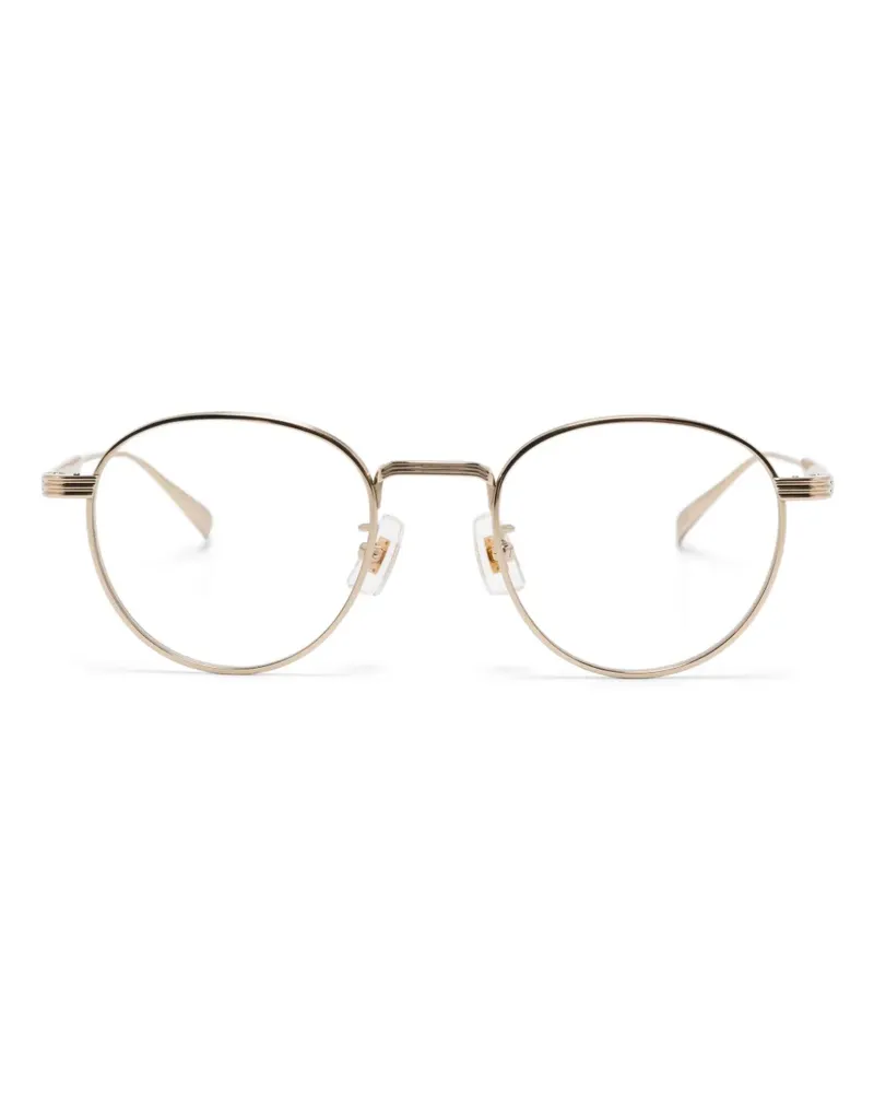 Dunhill Brille mit rundem Gestell - Gold Gold