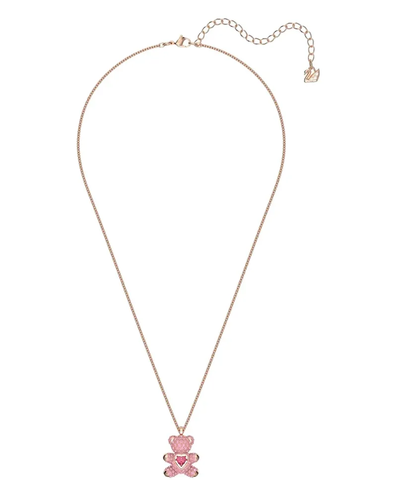 Swarovski Teddy Halskette - Rosa Rosa