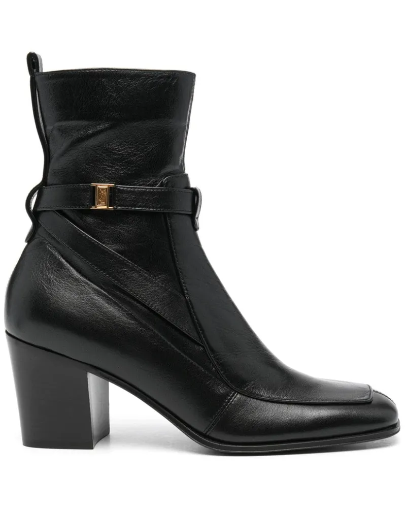 Saint Laurent Michelangelo Stiefeletten 75mm - Schwarz Schwarz