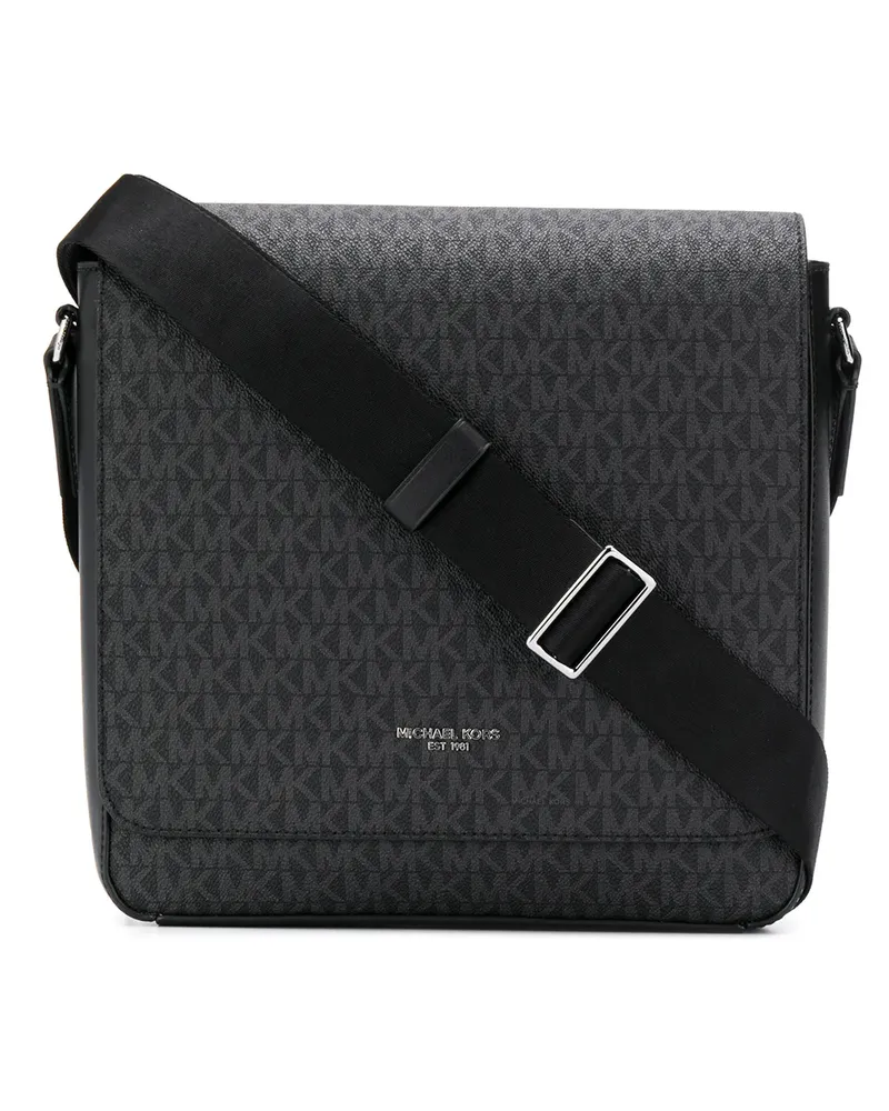 Michael Kors Umhängetasche mit Logo-Print - Schwarz Schwarz