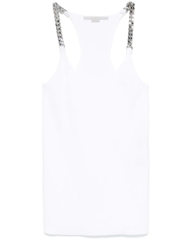 Stella McCartney Tanktop mit Kettenträgern - Weiß Weiß