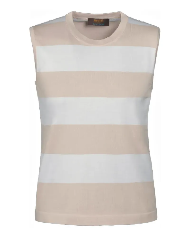 MOORER Atilia striped top - Nude Nude