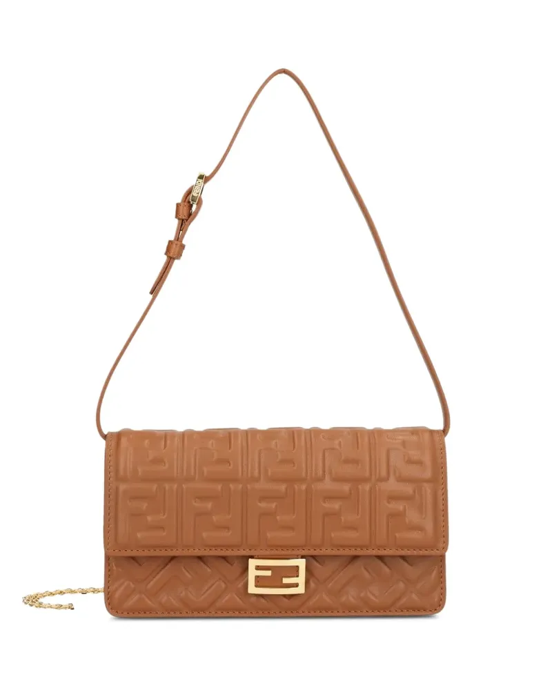 Fendi walleton chain Baguette - Braun Braun