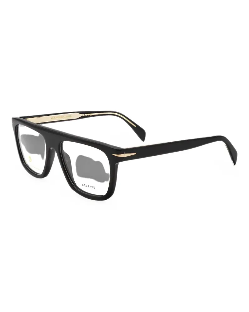 EYEWEAR by DAVID BECKHAM Brille mit eckigem Gestell - Schwarz Schwarz