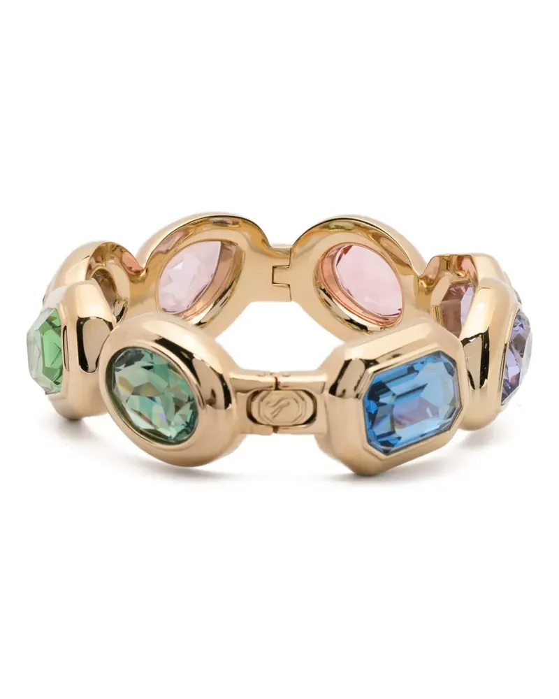 Swarovski Mehrfarbiges Armband im Layering-Look - Gold Gold
