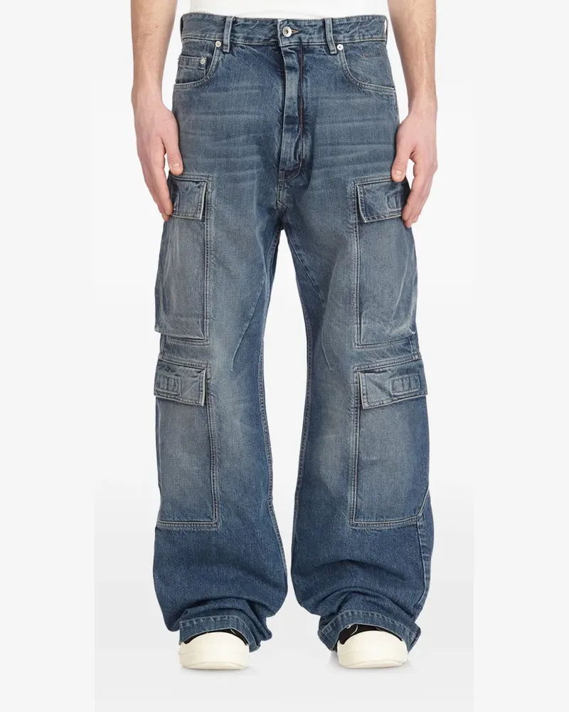 DRKSHDW by Rick Owens cargo double jeans - Blau Blau