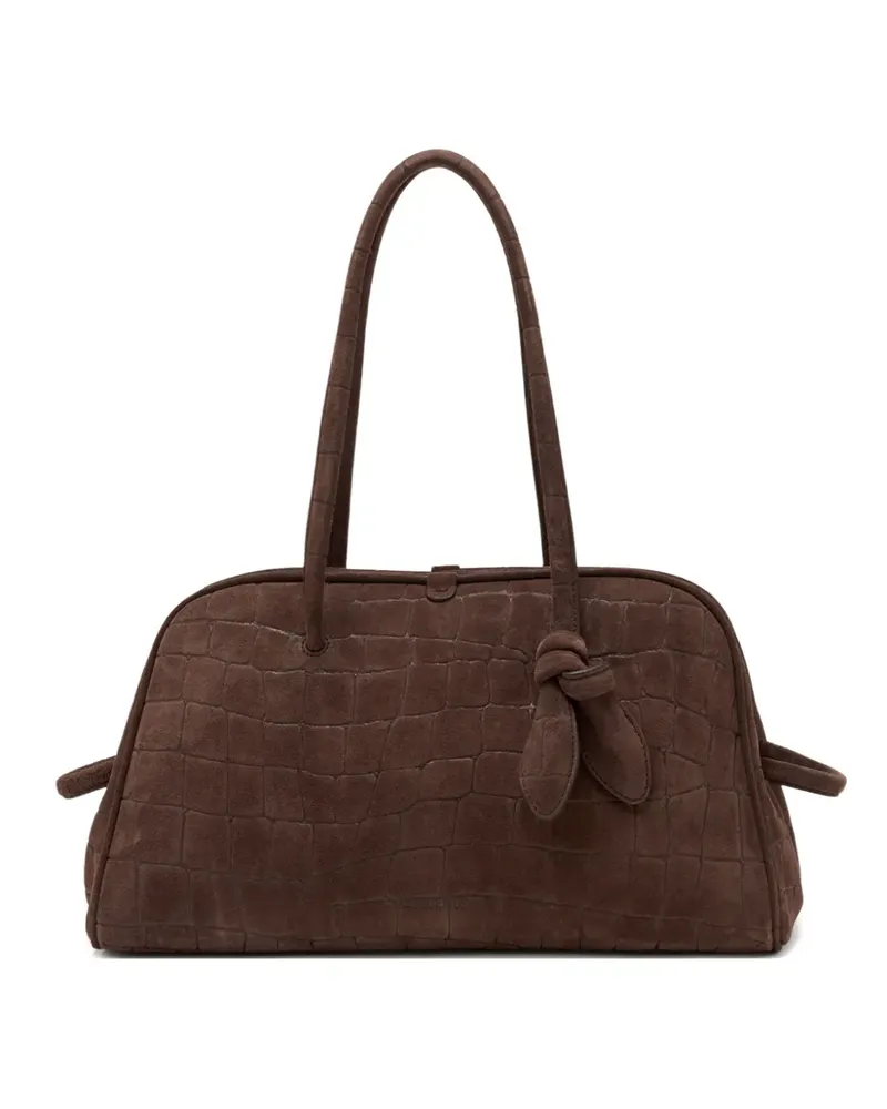 Jacquemus The Turismo patterned tote bag - Braun Braun