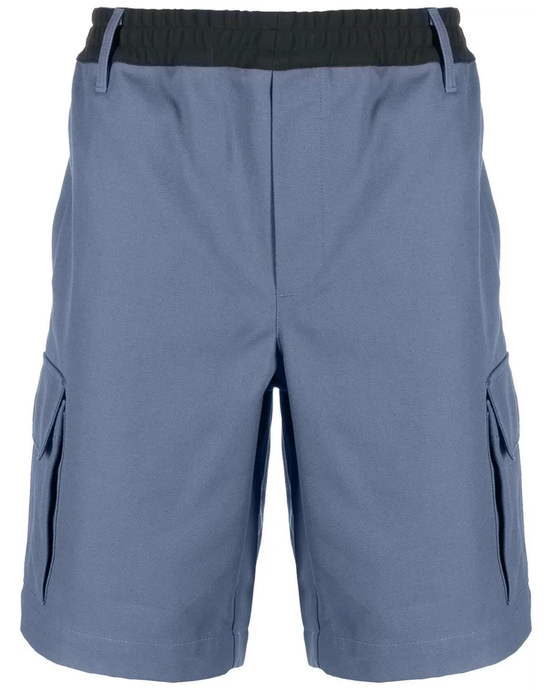 GR10K Cargo-Shorts mit elastischem Bund Blau