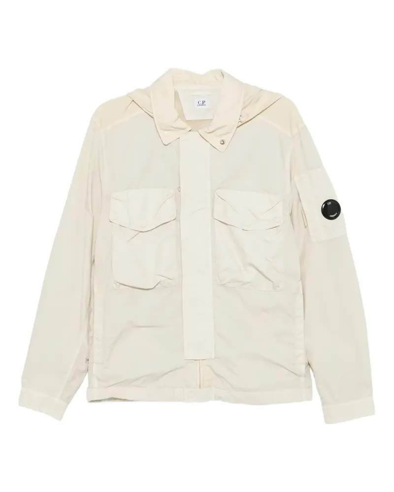 C.P. Company Hemdjacke mit Kapuze - Nude Nude