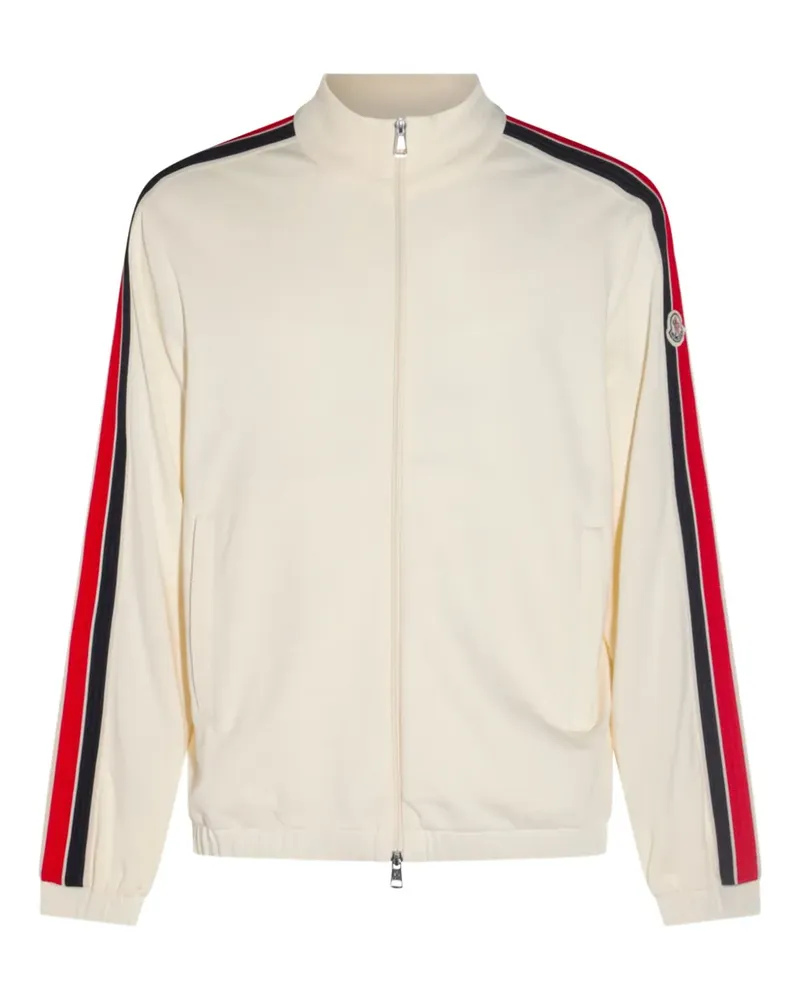 Moncler Dreifarbige Sweatshirtjacke mit Reißverschluss - Nude Nude