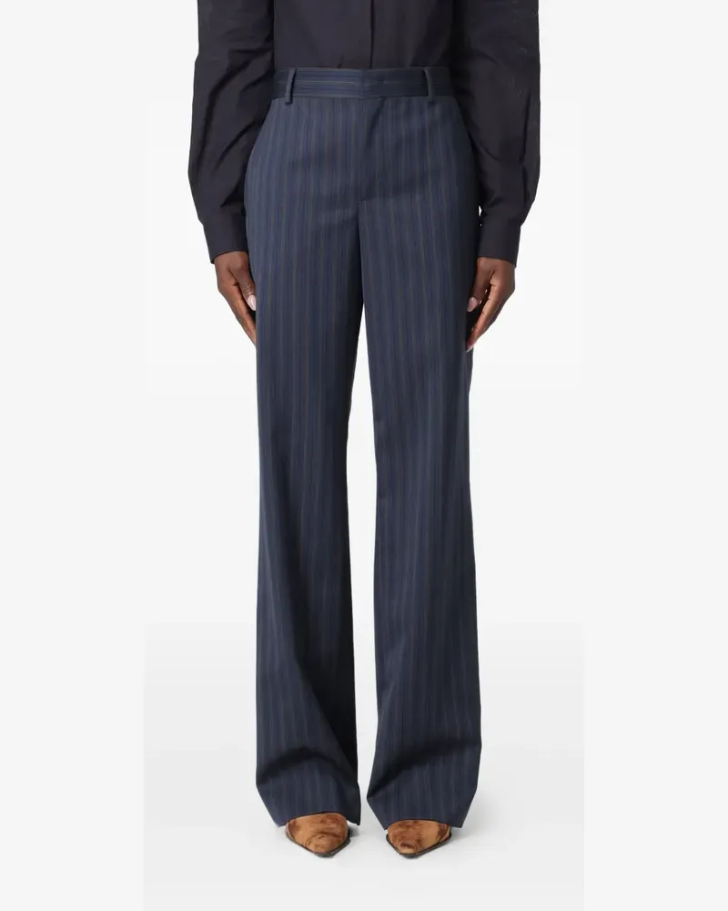 Moschino striped trousers - Blau Blau