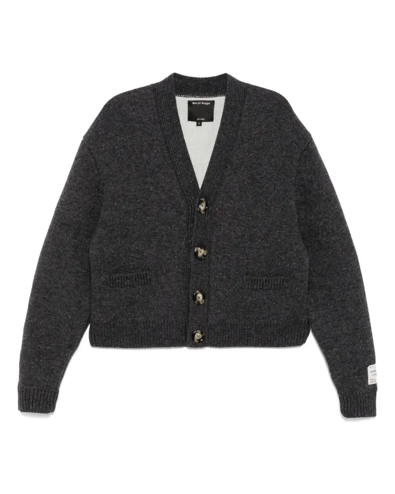Meryll Rogge Klassischer Cardigan - Grau Grau