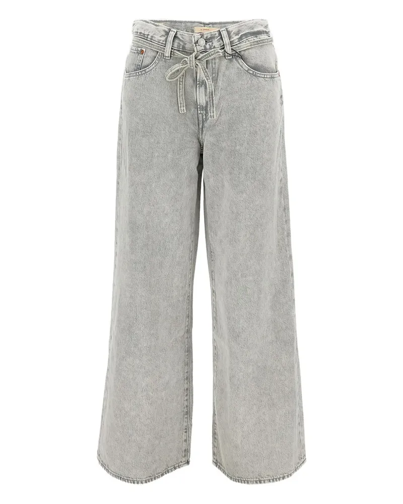 Levi's Weite Hose mit Bindegürtel - Grau Grau