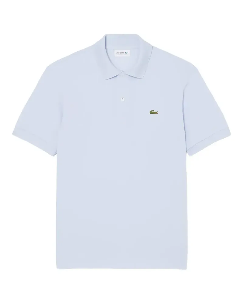 Lacoste logo patch two-button polo shirt - Blau Blau