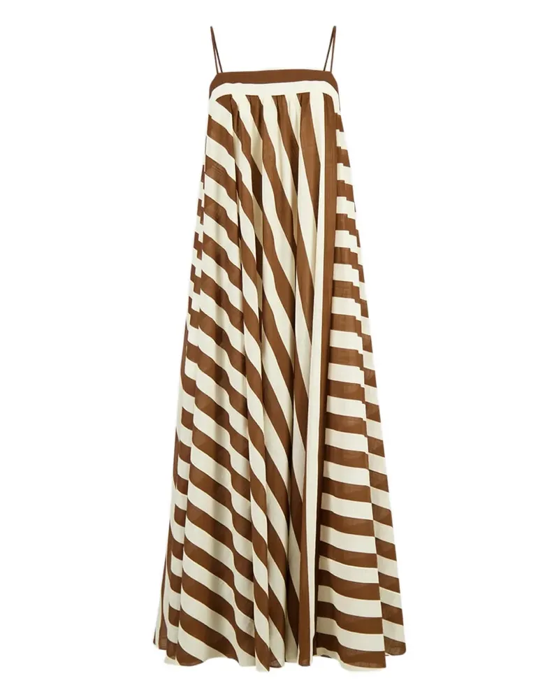 Zimmermann striped maxi dress - Braun Braun