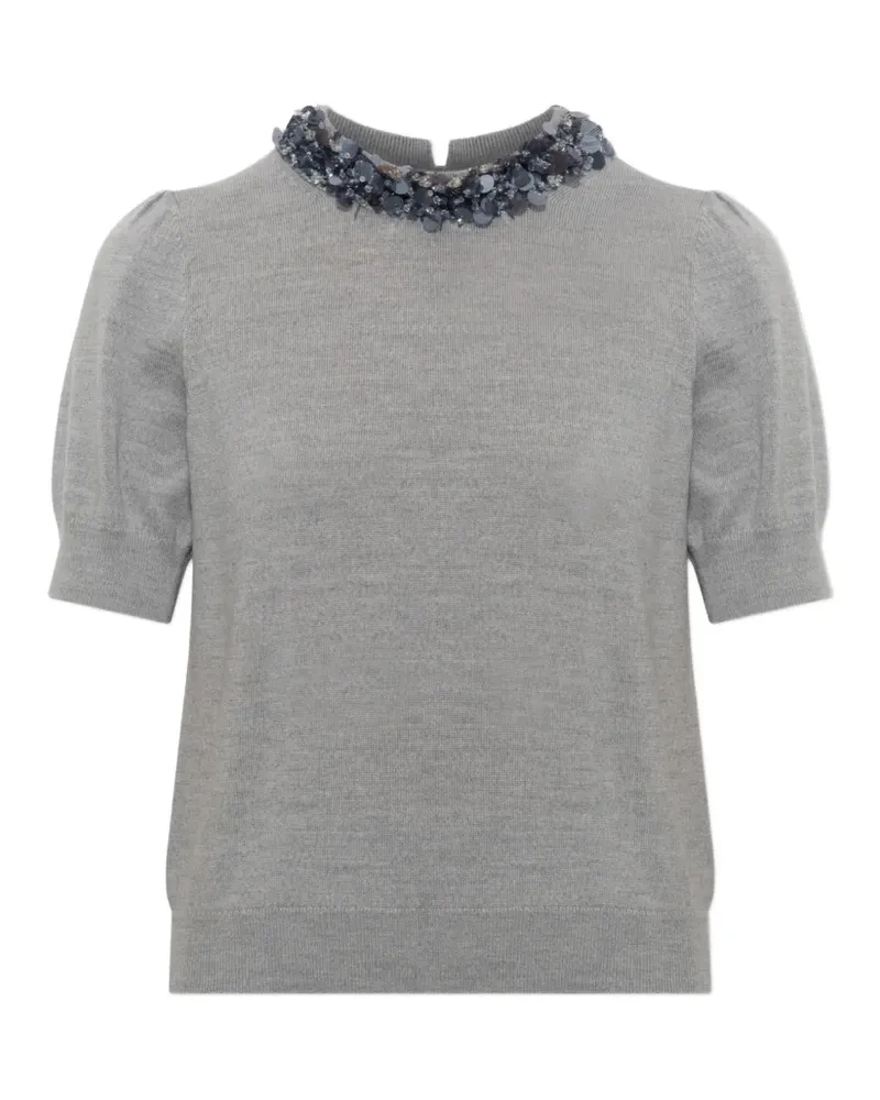 Ulla Johnson sequin-embellished Jude sweater - Grau Grau