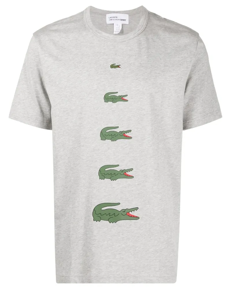 Comme des Garçons T-Shirt mit Logo-Print - Grau Grau