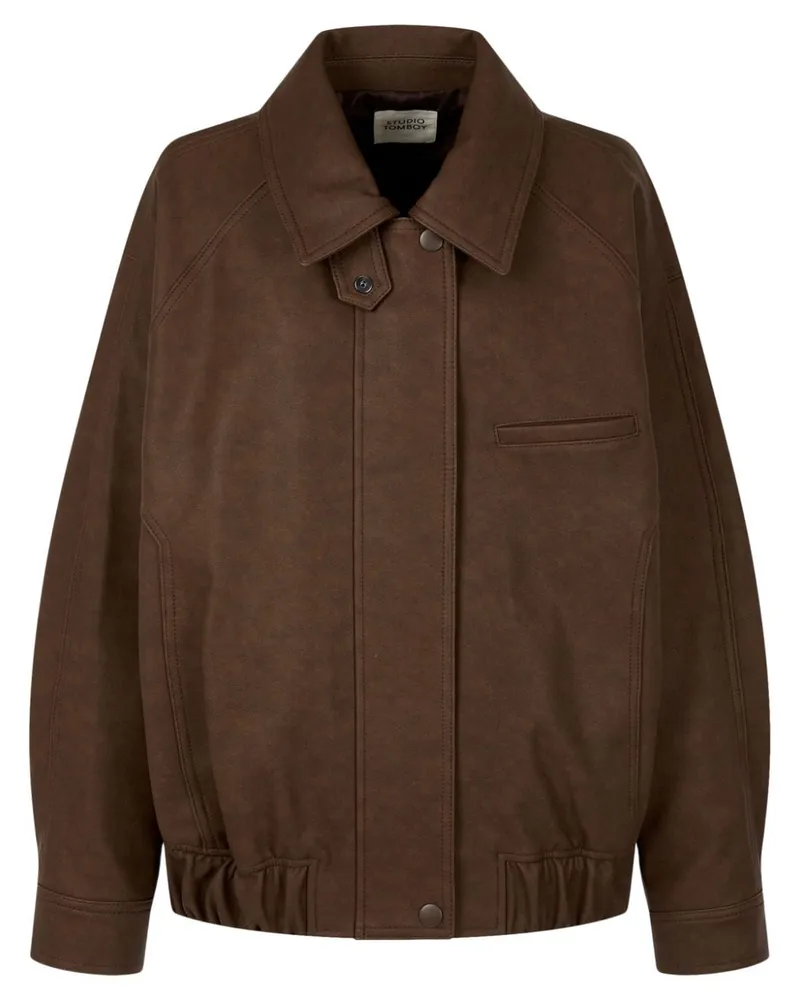 STUDIO TOMBOY Jacke im Oversized-Look - Braun Braun