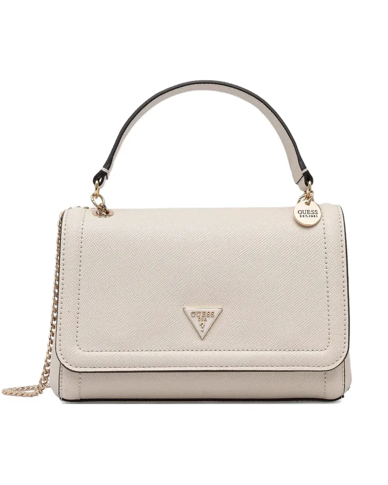 Guess Noelle Umhängetasche mit Kettenriemen - Nude Nude