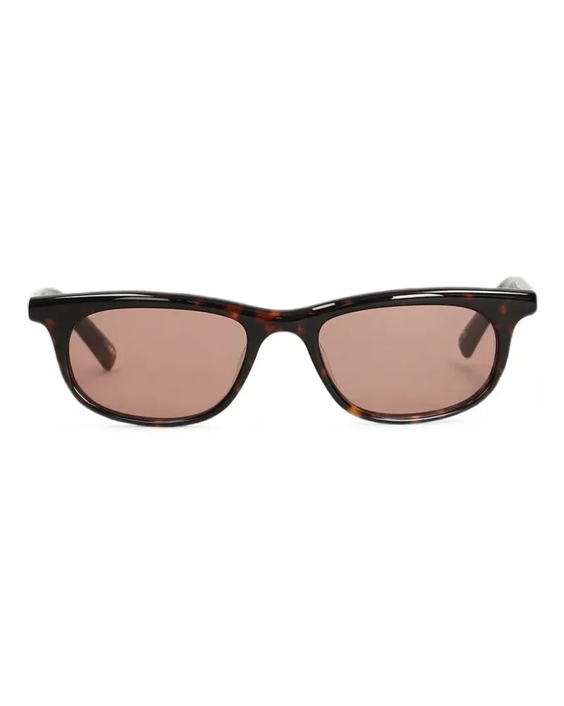 CHIMI Runde Sim Sim Sonnenbrille - Braun Braun
