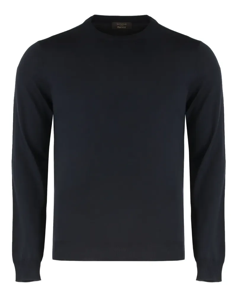 Slowear Pullover mit Rundhalsausschnitt - Blau Blau