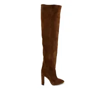 Stiefel aus Wildleder - Braun