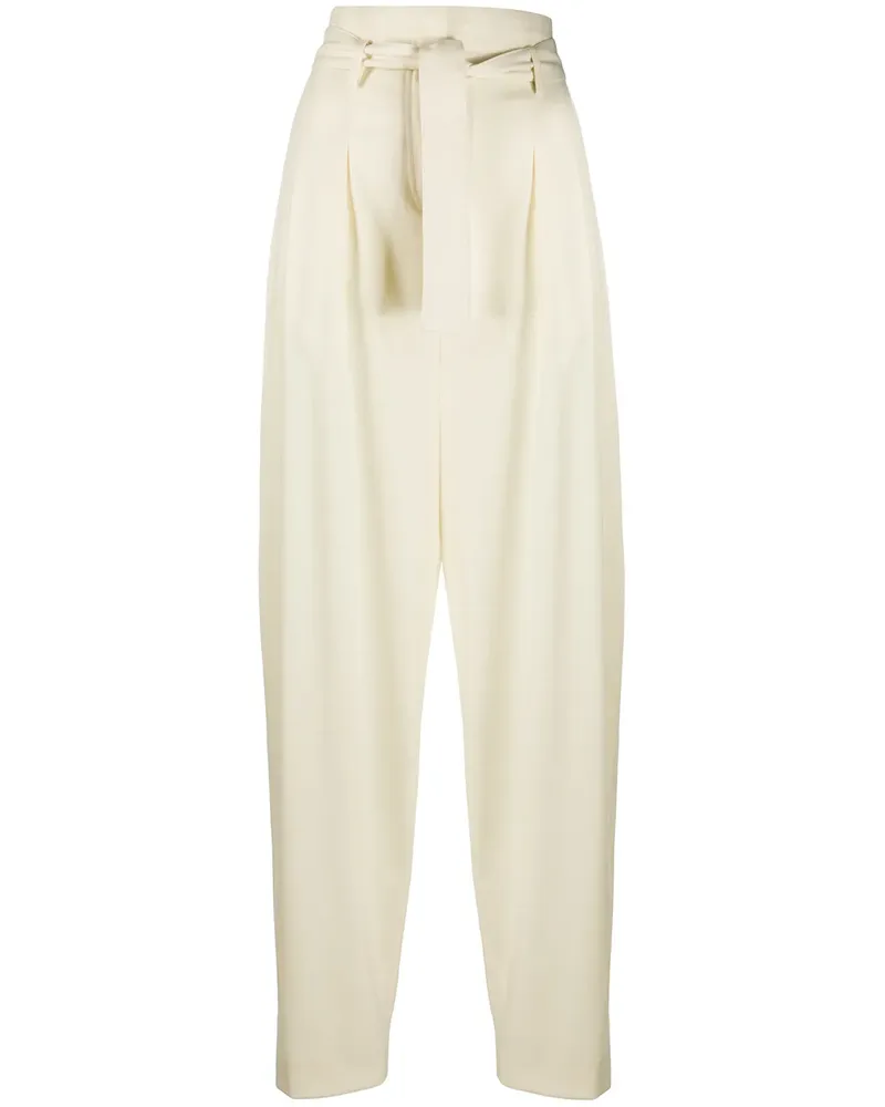 WANDERING Tapered-Hose mit lockerem Schnitt - Nude Nude