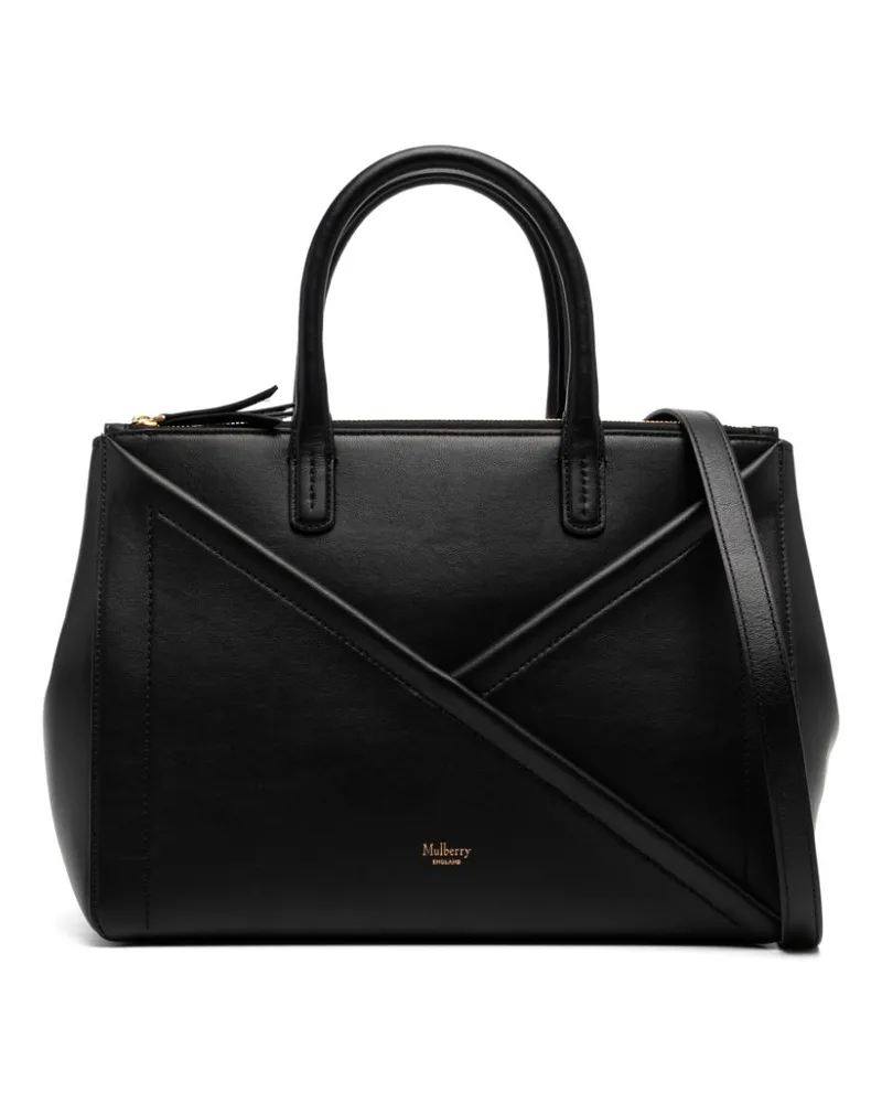 Mulberry M Handtasche mit Reißverschluss - Schwarz Schwarz