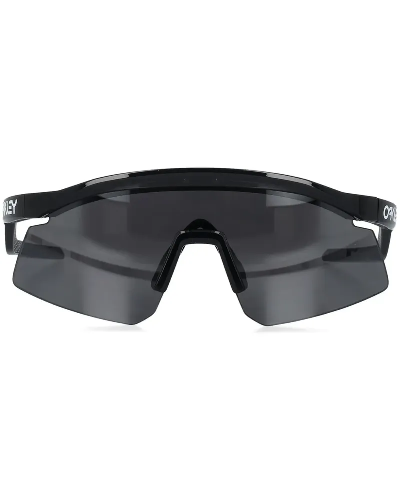 Oakley Hydra Sonnenbrille mit Shield-Gestell - Schwarz Schwarz