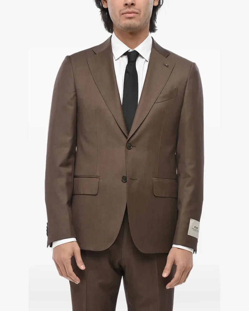 Corneliani CC Collection single-breasted suit - Braun Braun