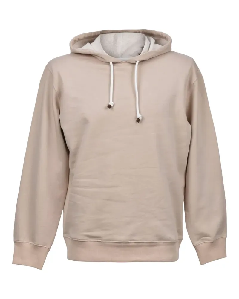 Brunello Cucinelli Hoodie mit Kordelzug - Nude Nude