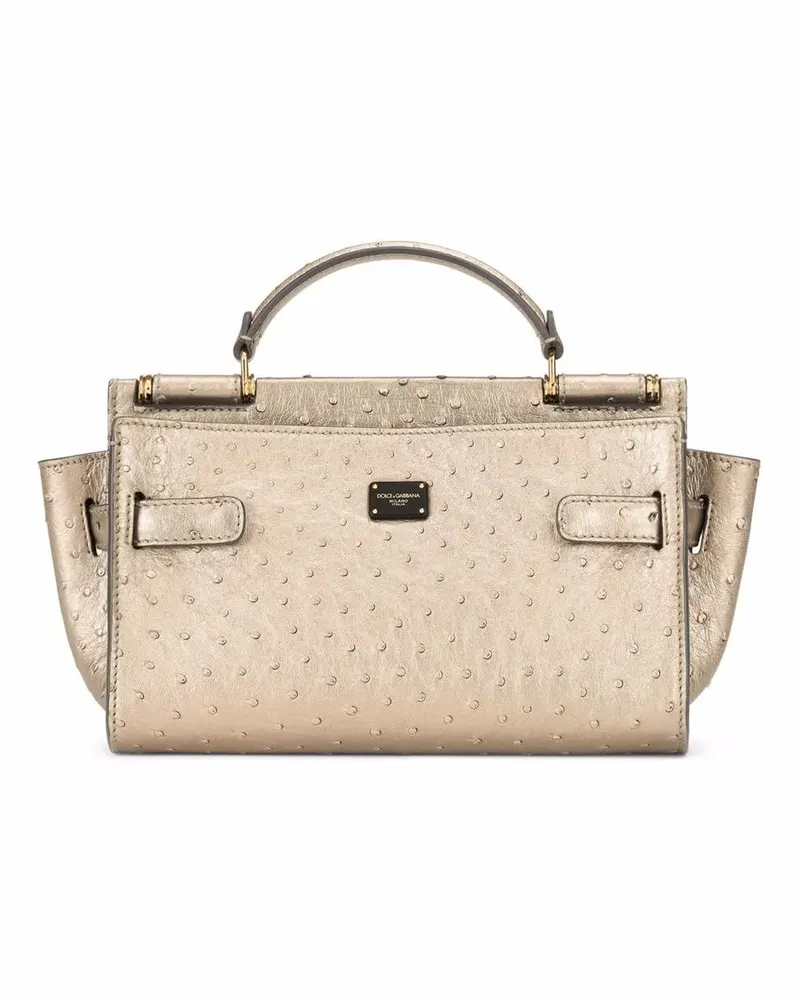 Dolce & Gabbana Kleine Sicily 62 Soft Handtasche - Nude Nude