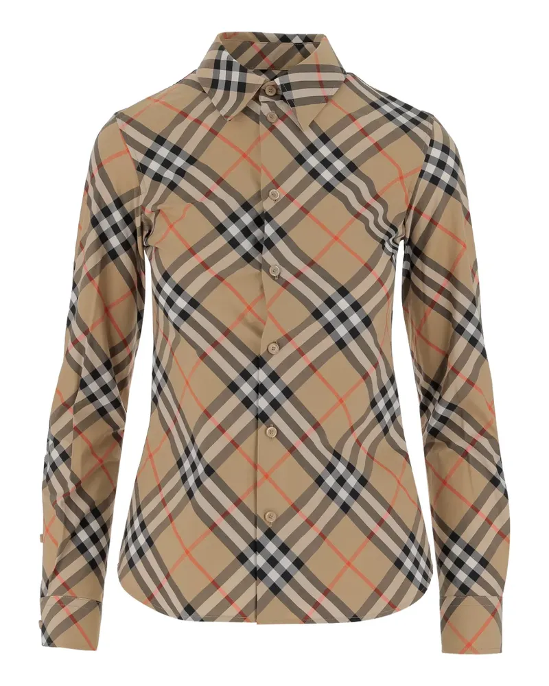 Burberry Kariertes Hemd - Nude Nude